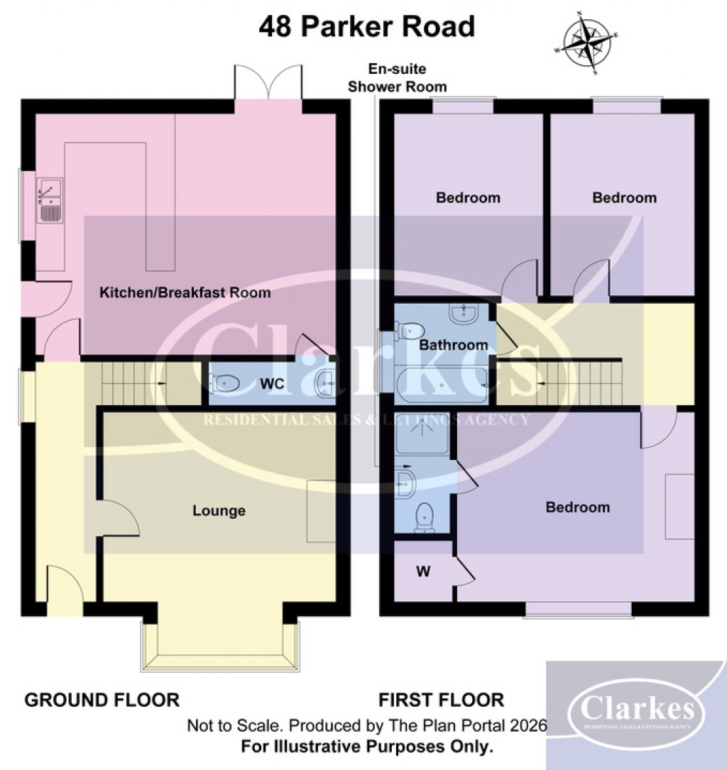 Floorplans For Parker Road, Bournemouth