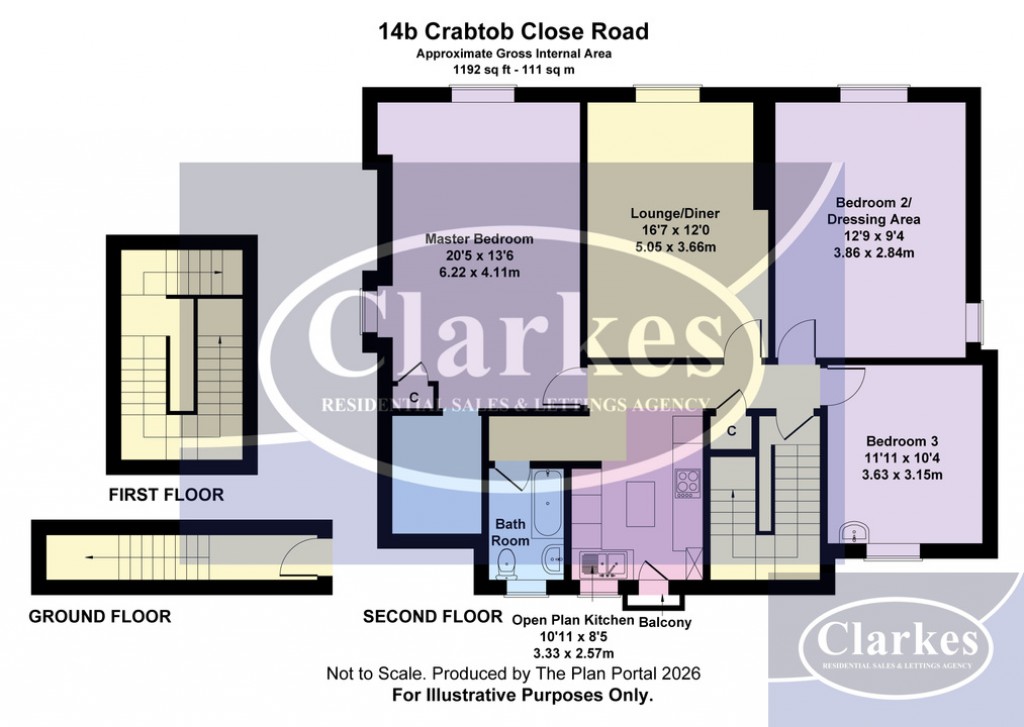 Floorplans For Crabton Close Road, Bournemouth