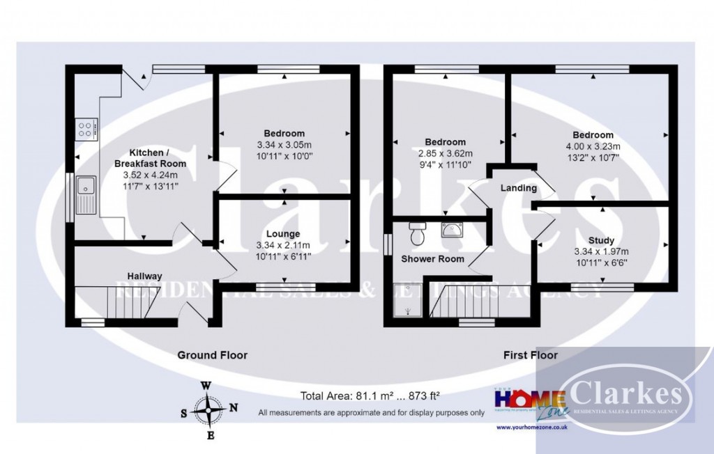 Floorplans For Astbury Avenue, Poole