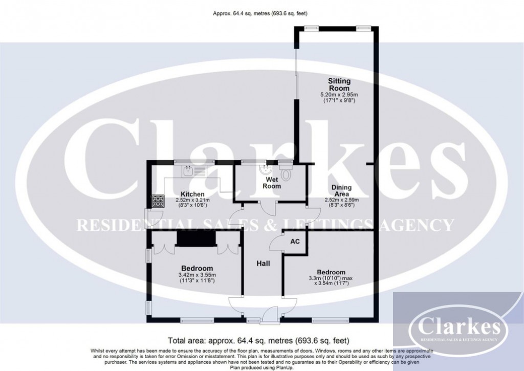 Floorplans For Headswell Crescent, Bournemouth