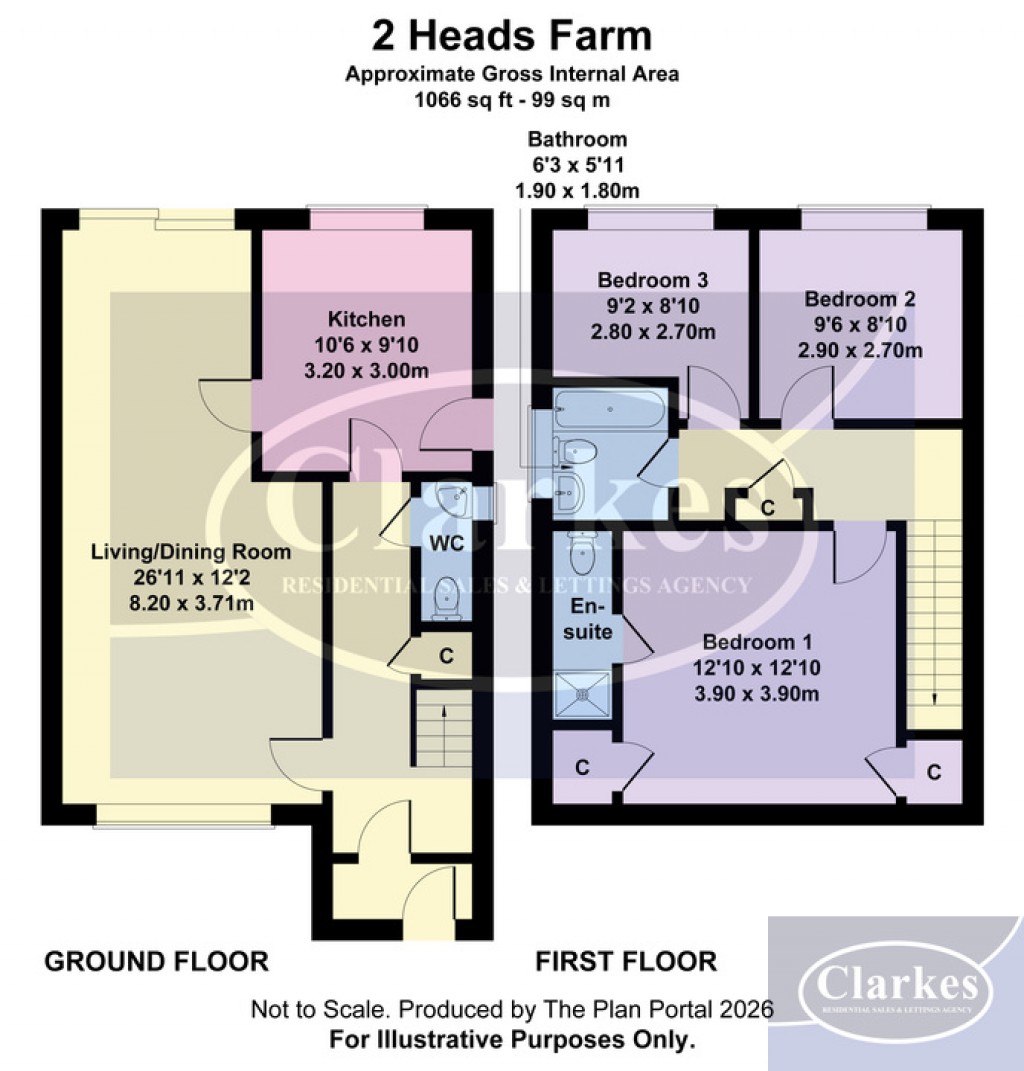 Floorplans For Heads Farm Close, Bournemouth