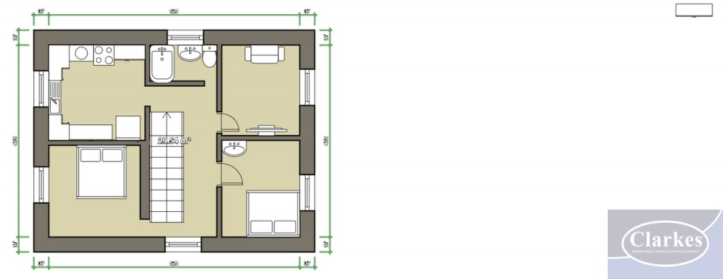 Floorplans For FFF 60A Castle Road, Bournemouth