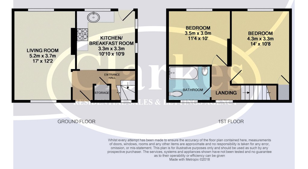 Floorplans For 2 Bed House on South Kinson Drive