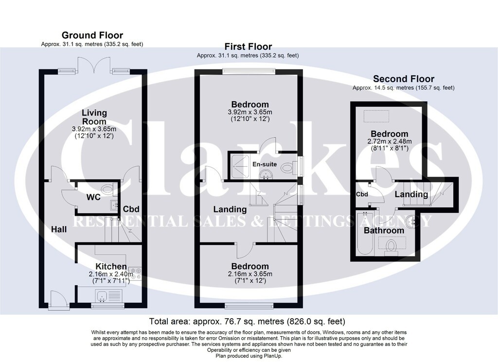 Floorplans For Beswick Gardens, Bournemouth