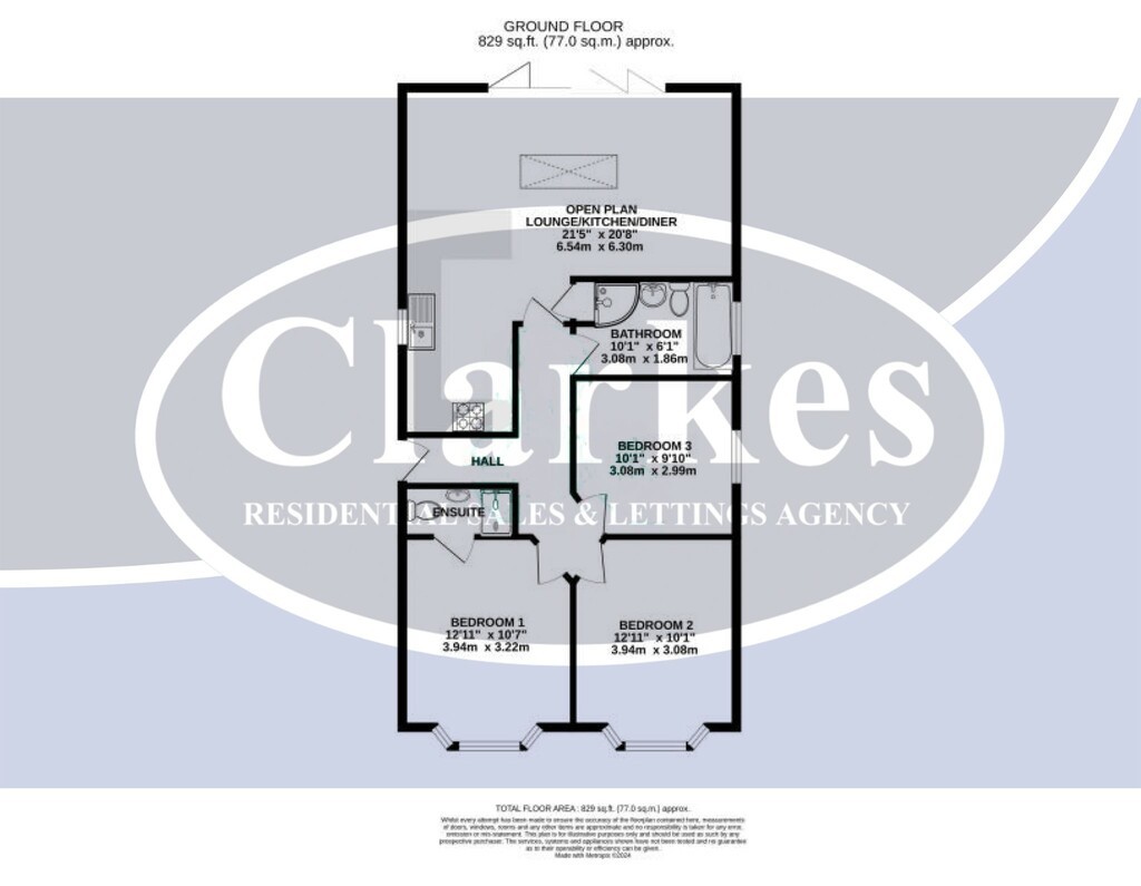 Floorplans For 3 Bed Bungalow Middle Road