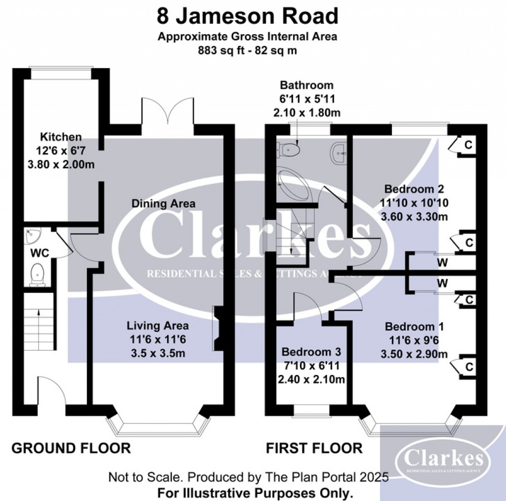 Floorplans For Jameson Road, Winton, Bournemouth