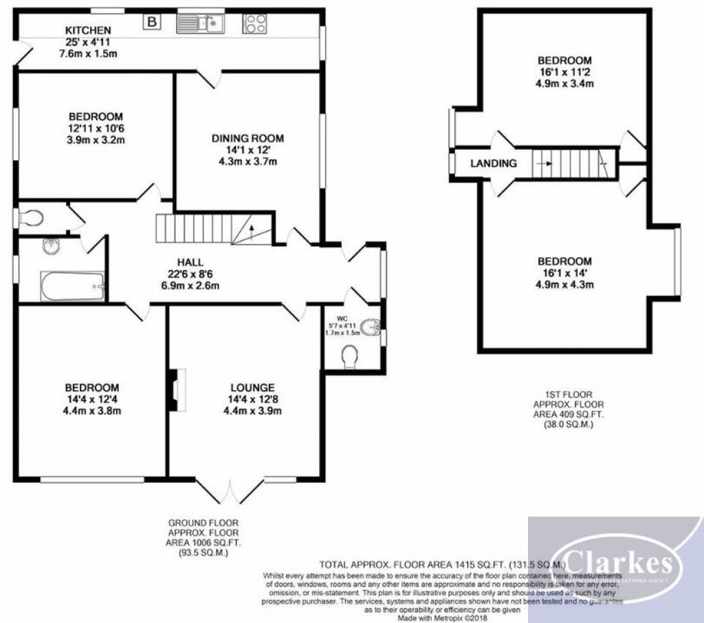 Floorplans For Kingswell Road, Ensbury Park, Bournemouth