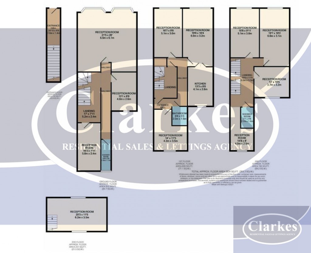 Floorplans For Queens Road, Bournemouth, Dorset