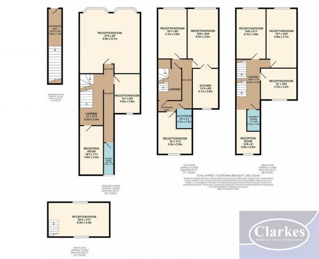 Floorplans For Queens Road, Bournemouth, Dorset