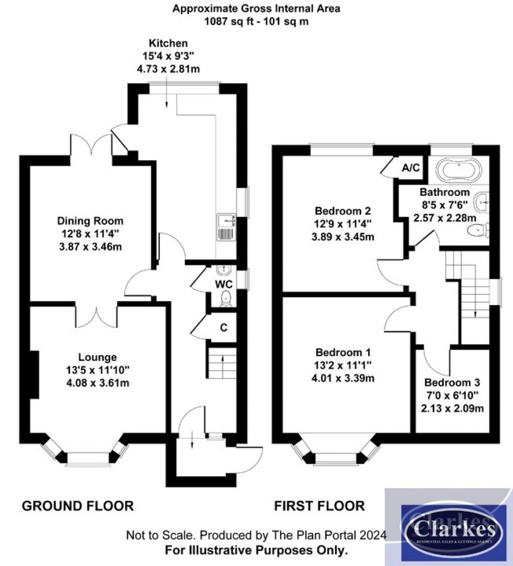 Floorplans For Comber Road, OFF THE AVENUE Moordown