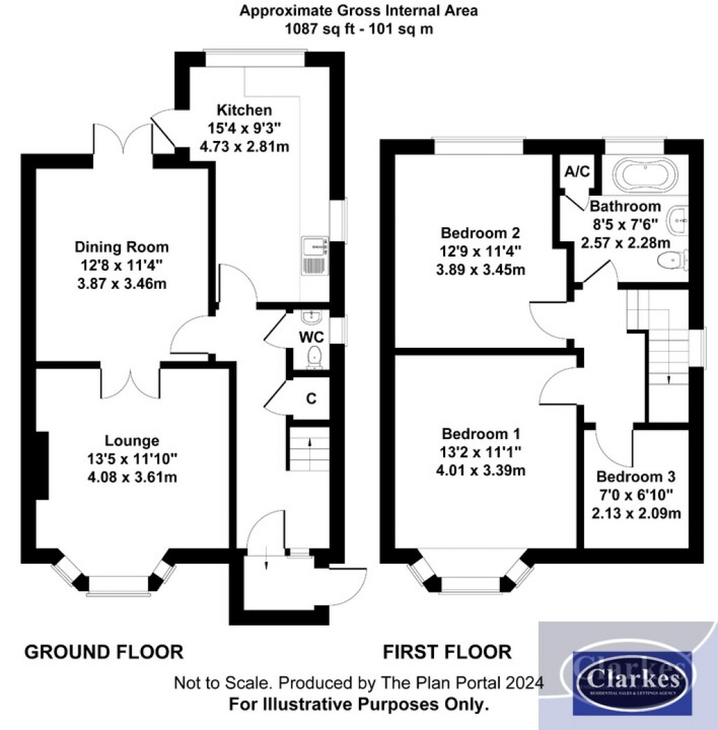 Floorplans For Comber Road, OFF THE AVENUE Moordown