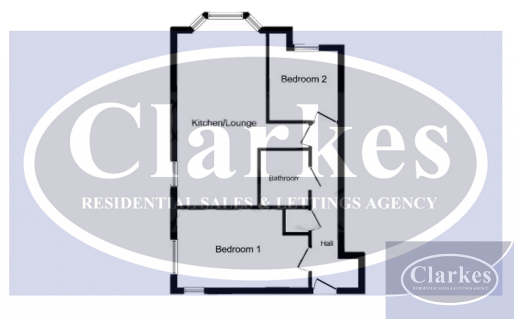 Floorplans For Purpose Built - Gilbert Court, Bournemouth