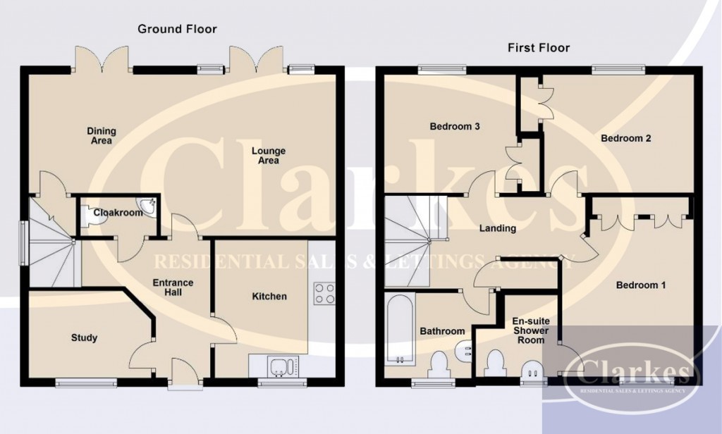Floorplans For Cornelia Road, Bournemouth