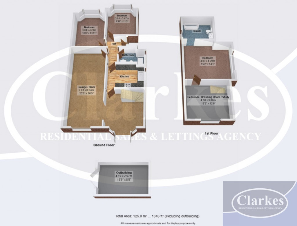 Floorplans For Headswell Avenue, Bournemouth, Dorset