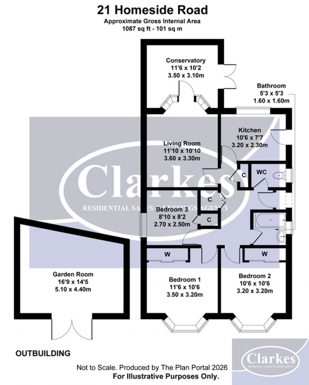Floorplans For Homeside Road, Bournemouth, Dorset