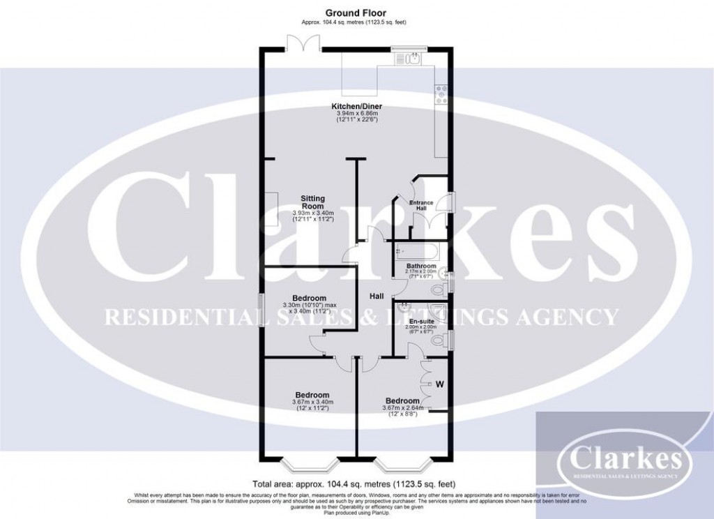 Floorplans For Kingswell Road, Bournemouth, Dorset
