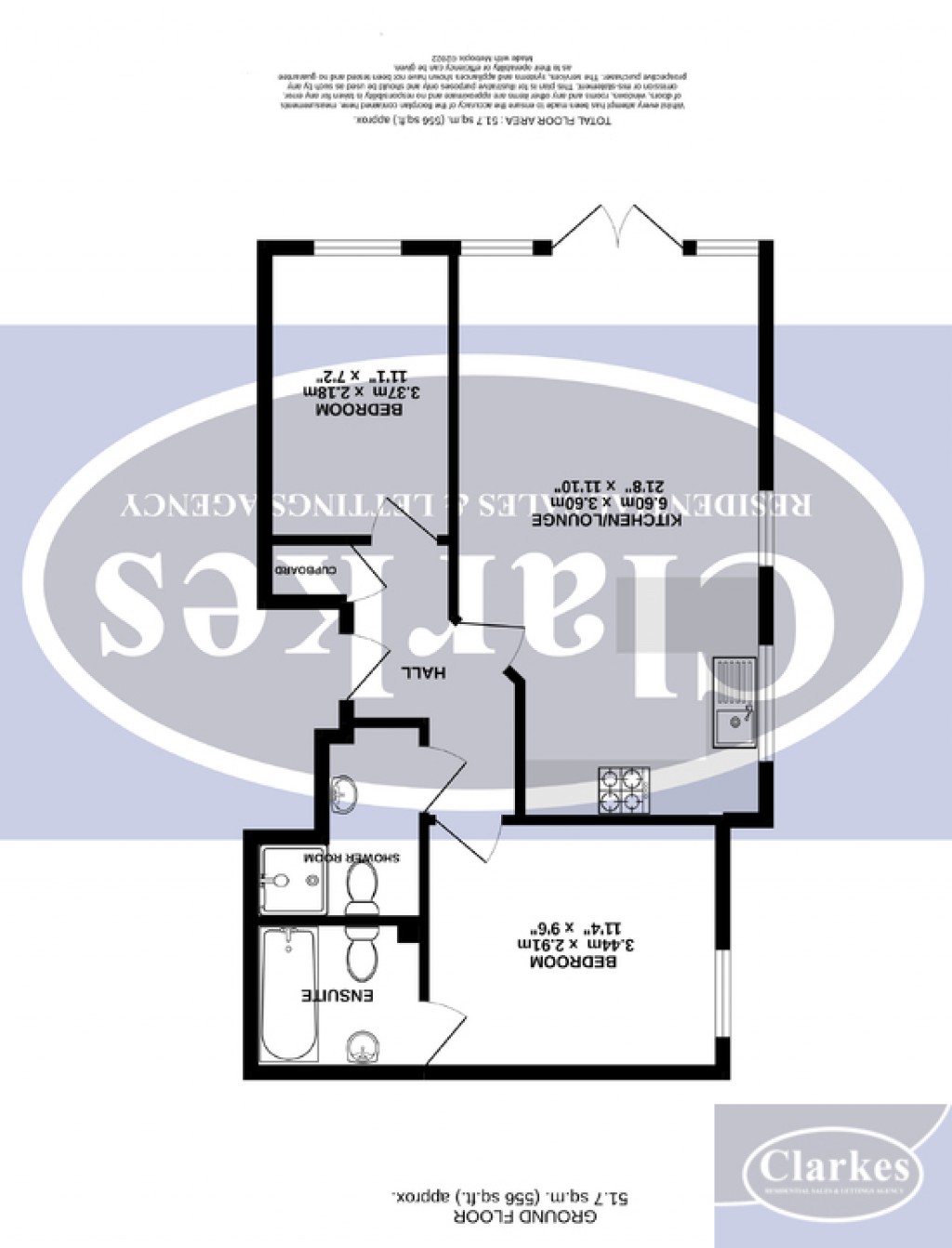 Floorplans For Modena Court 46 Wellington Road, Bournemouth, Dorset