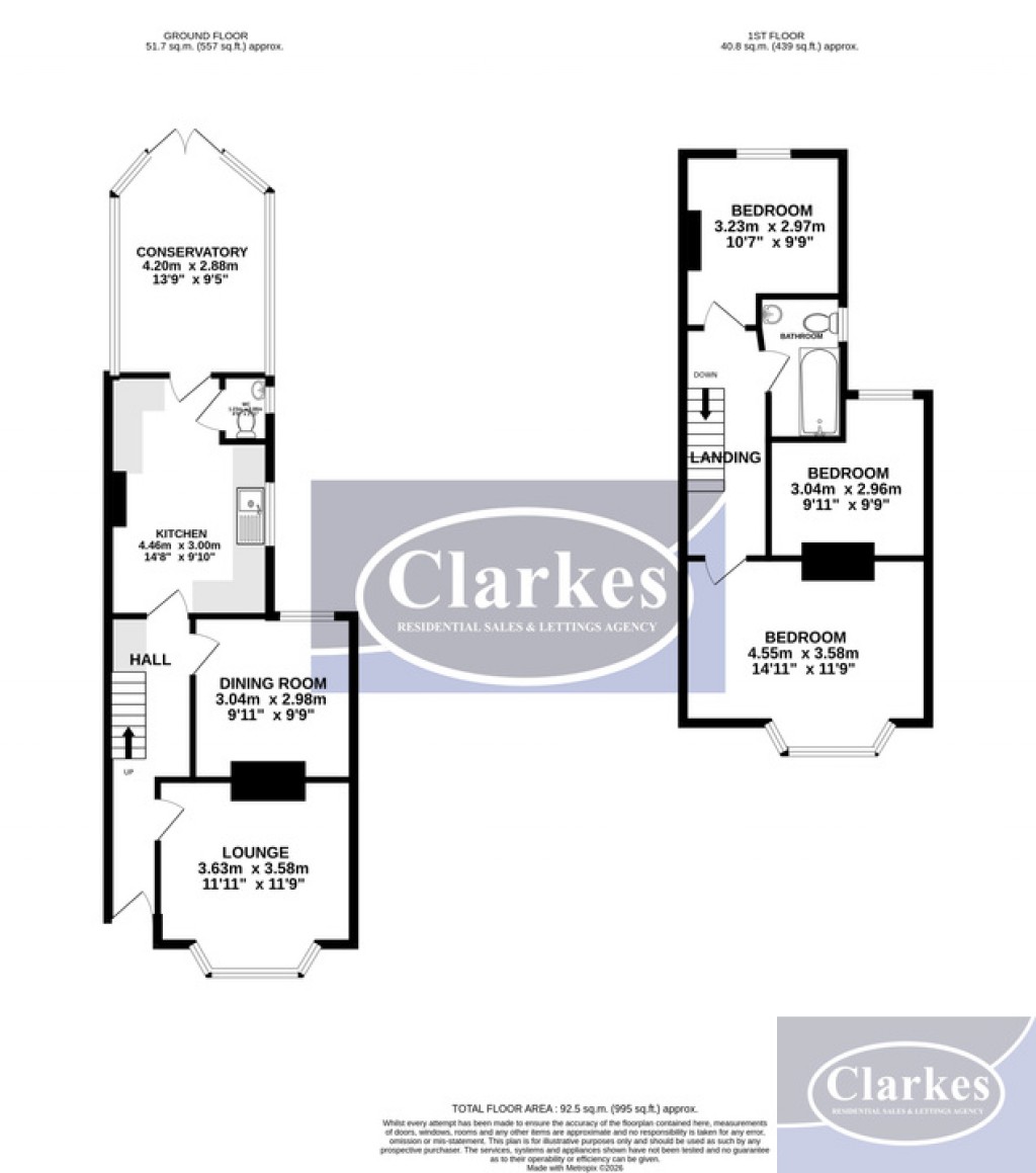 Floorplans For Saxonhurst Road, Bournemouth, Dorset