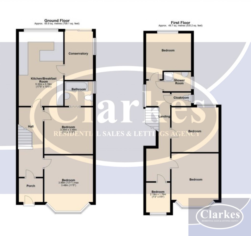 Floorplans For Shelbourne Road, Charminster, Bournemouth, Dorset