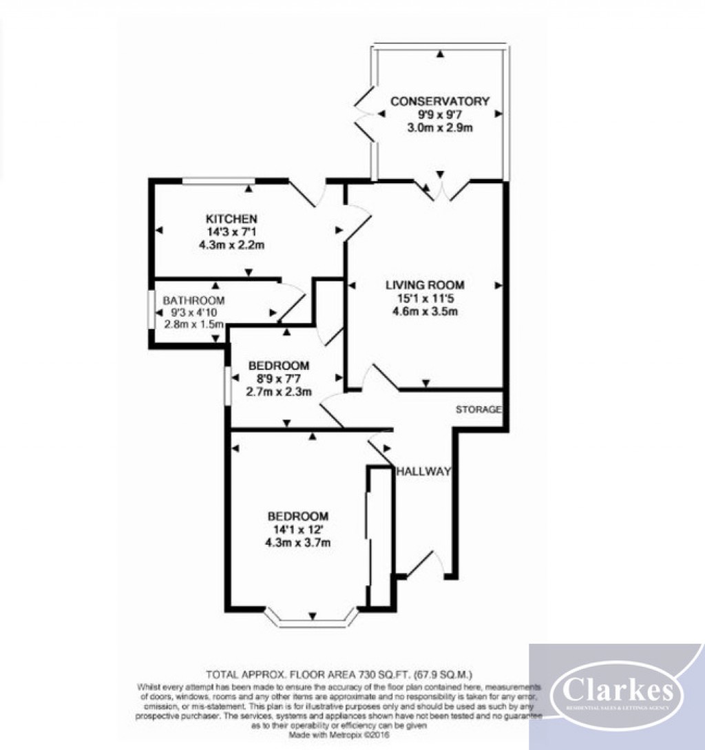 Floorplans For Northbourne Avenue, Bournemouth, Dorset