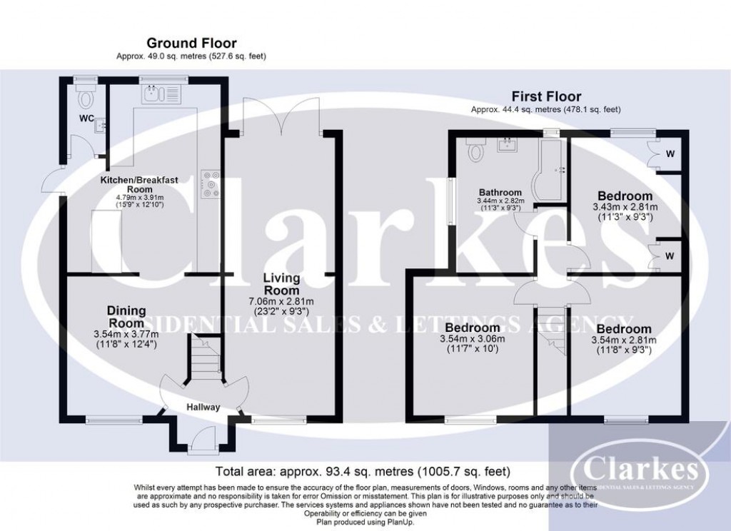 Floorplans For Parley Road, Bournemouth, Dorset