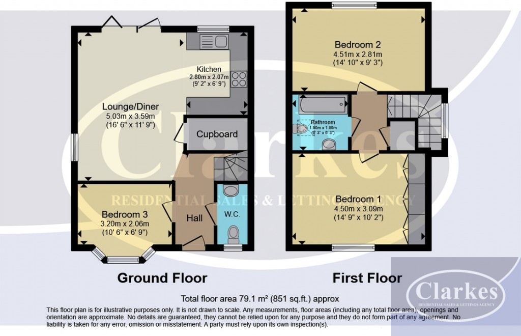 Floorplans For North Avenue, Bournemouth, Dorset