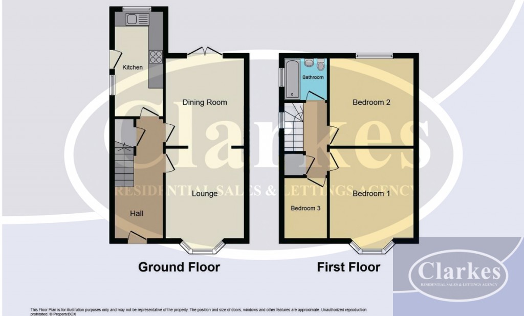 Floorplans For Heaton Road, Bournemouth, Dorset