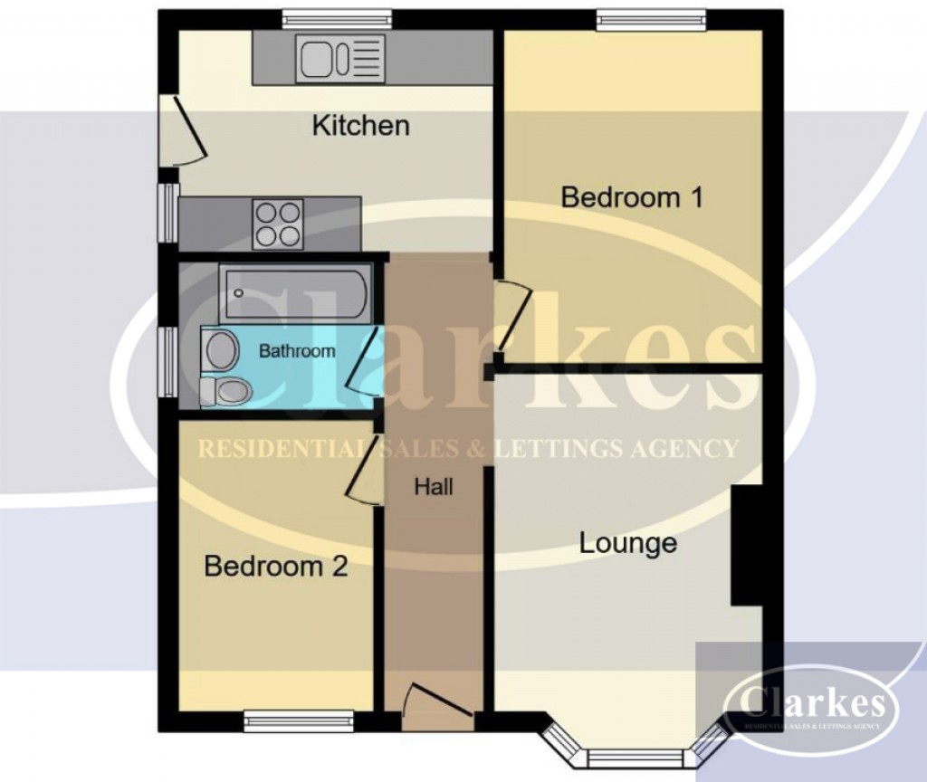Floorplans For Hill View Road, Bournemouth, Dorset