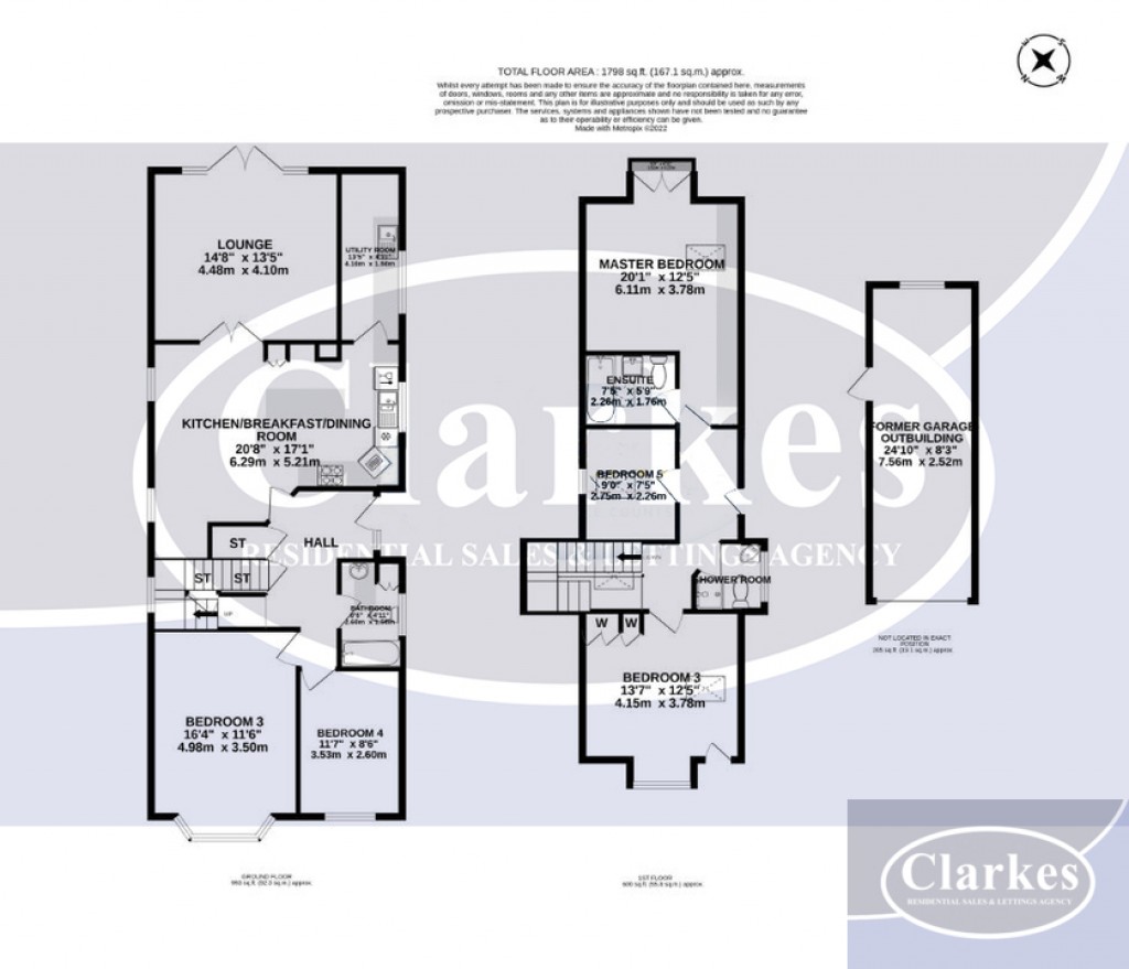 Floorplans For Redhill Drive, Bournemouth, Dorset