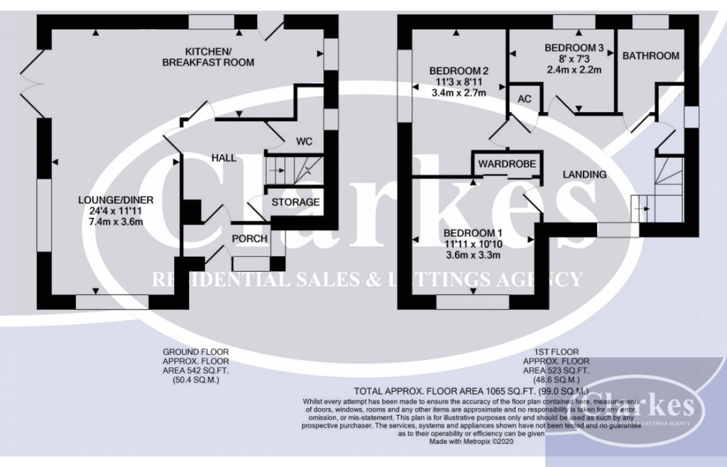 Floorplans For Nursery Road, Bournemouth, Dorset