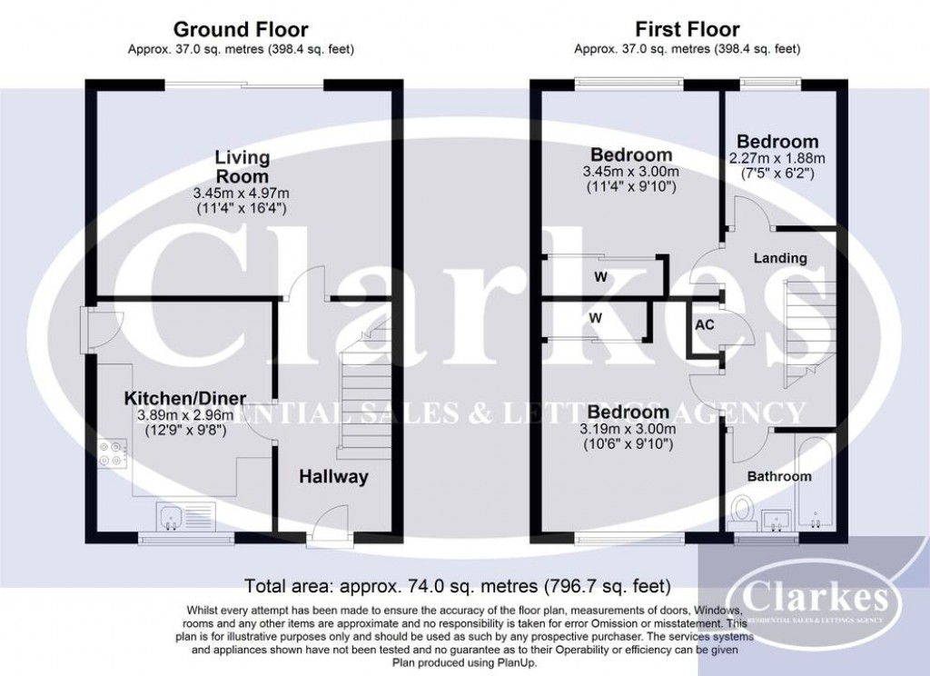 Floorplans For Markham Close, Bournemouth, Dorset