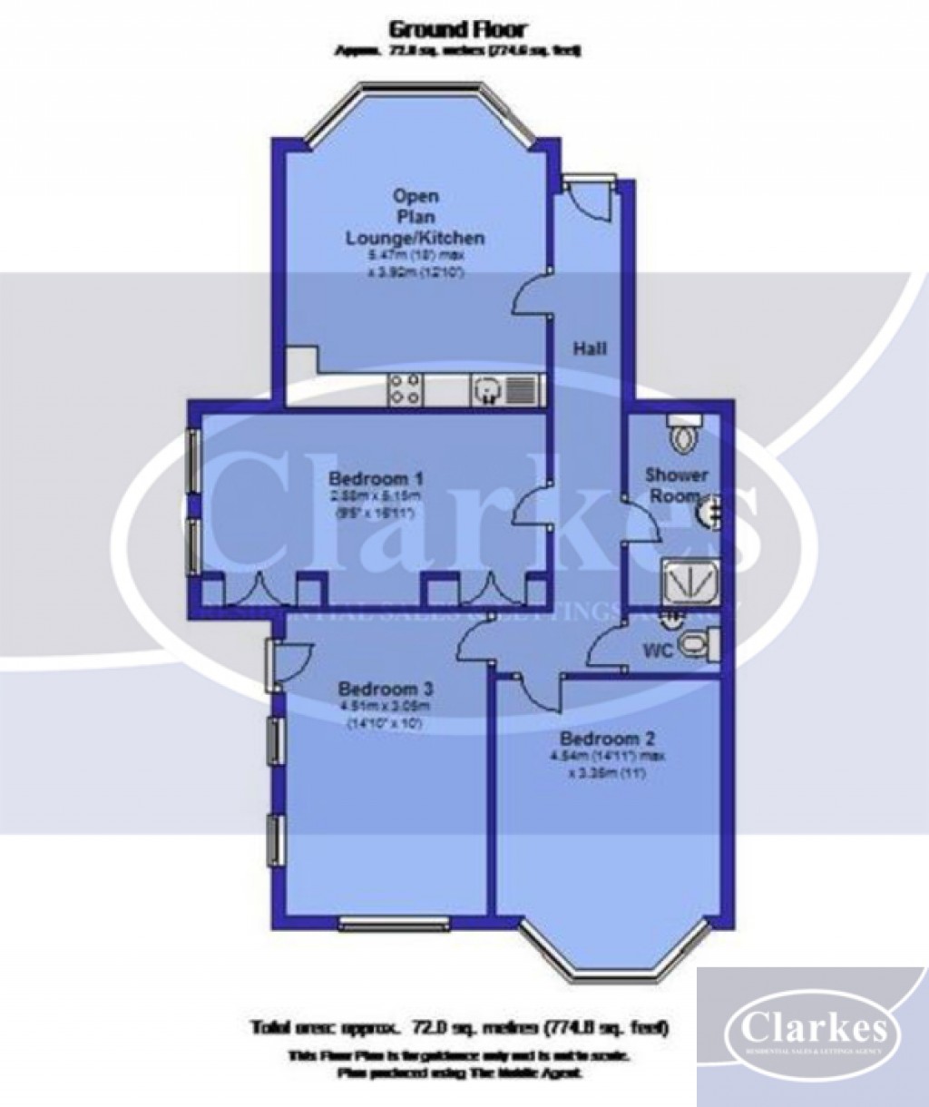 Floorplans For Talbot Road, Bournemouth, Dorset