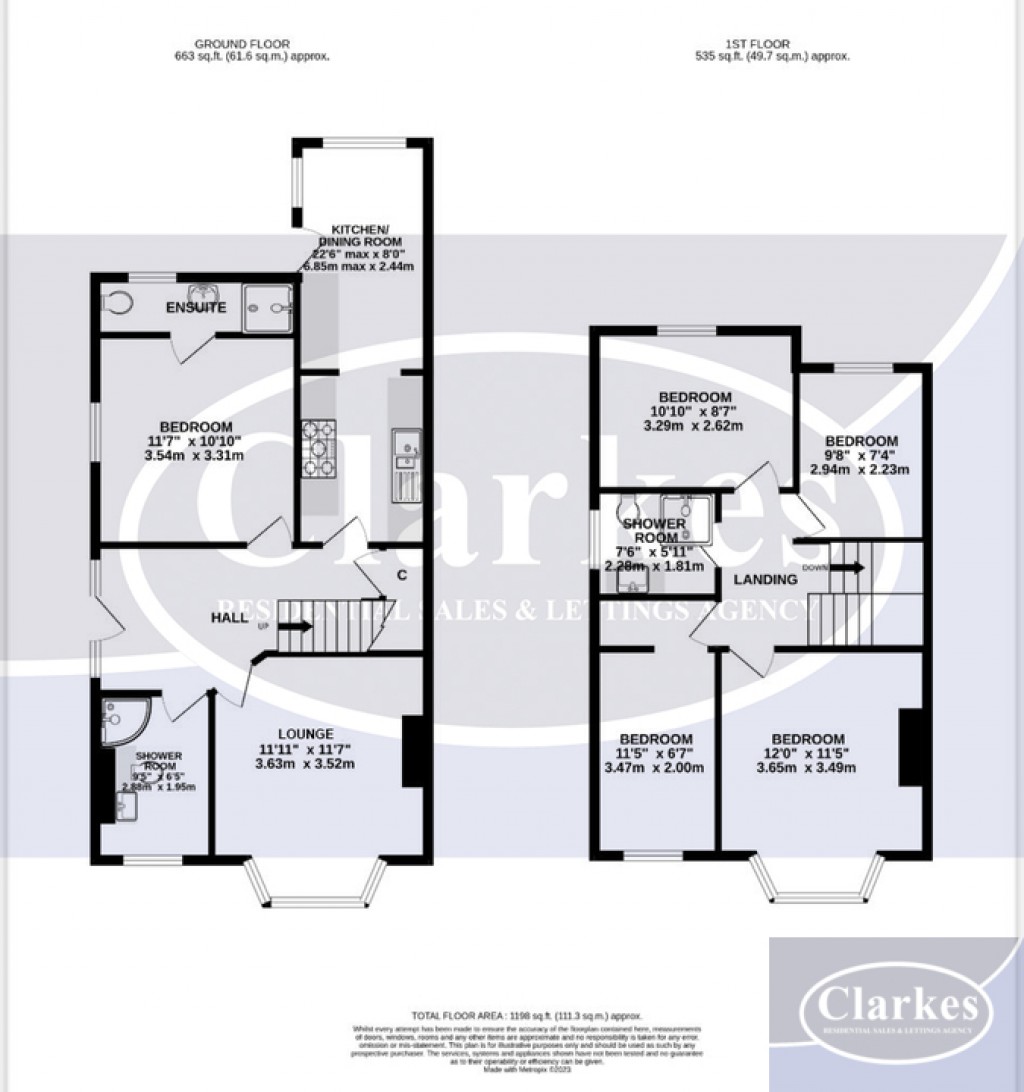 Floorplans For Wroxham Road, Poole, Dorset
