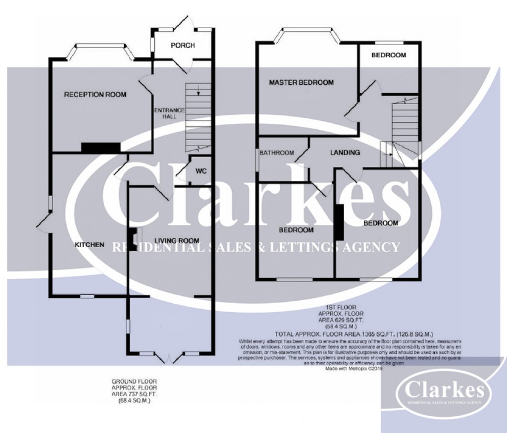 Floorplans For Cowper Road, Bournemouth, Dorset
