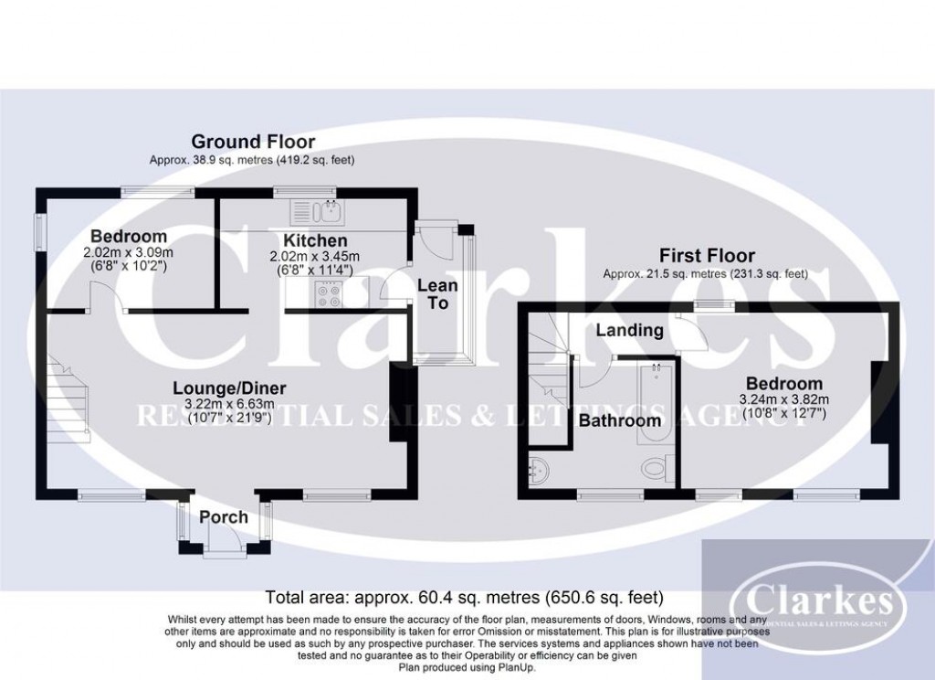 Floorplans For Malvern Road, Bournemouth, Dorset