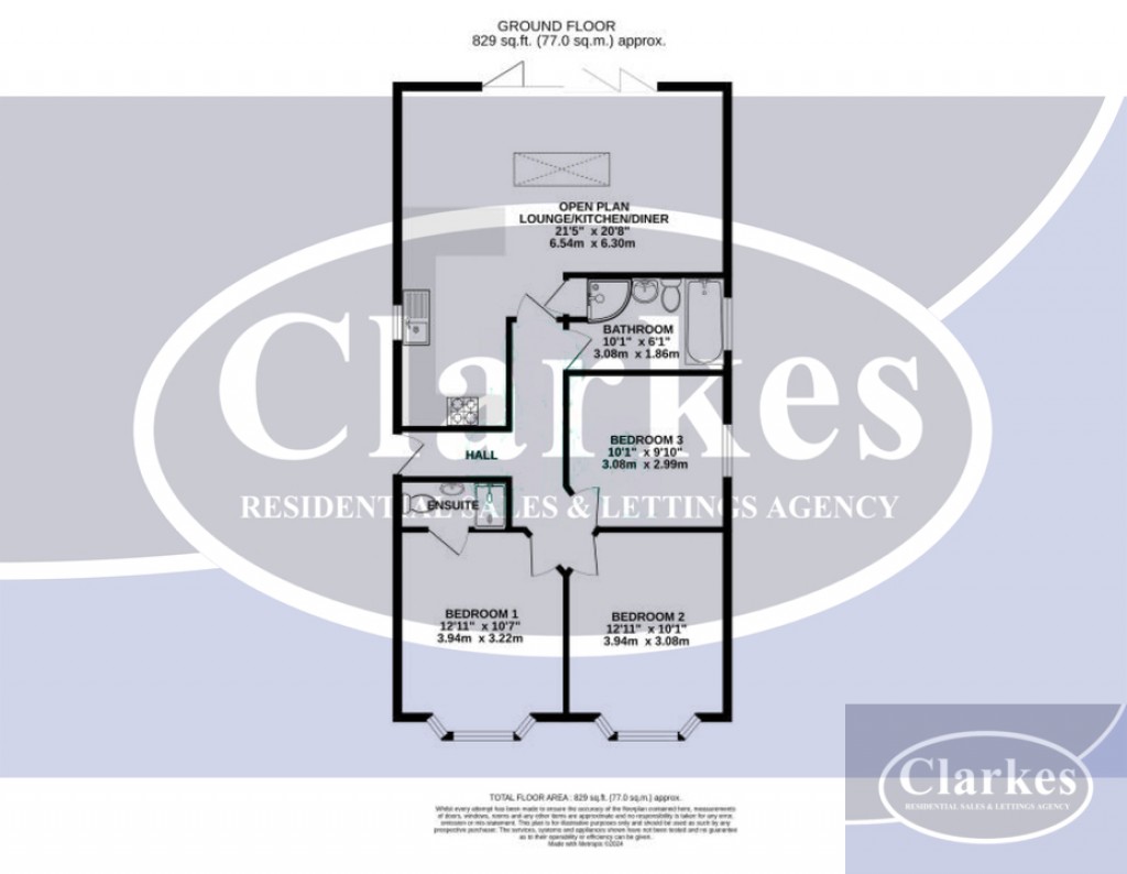 Floorplans For REBUILT & EXTENDED Middle Road, Bournemouth