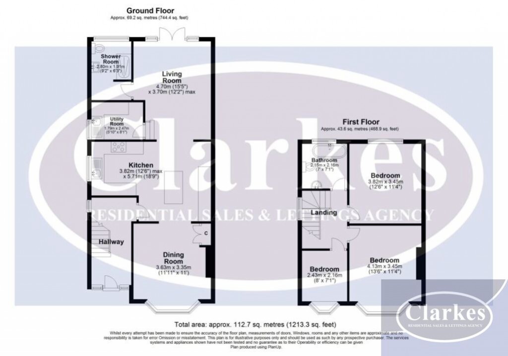 Floorplans For Bankside Road, Bournemouth, Dorset