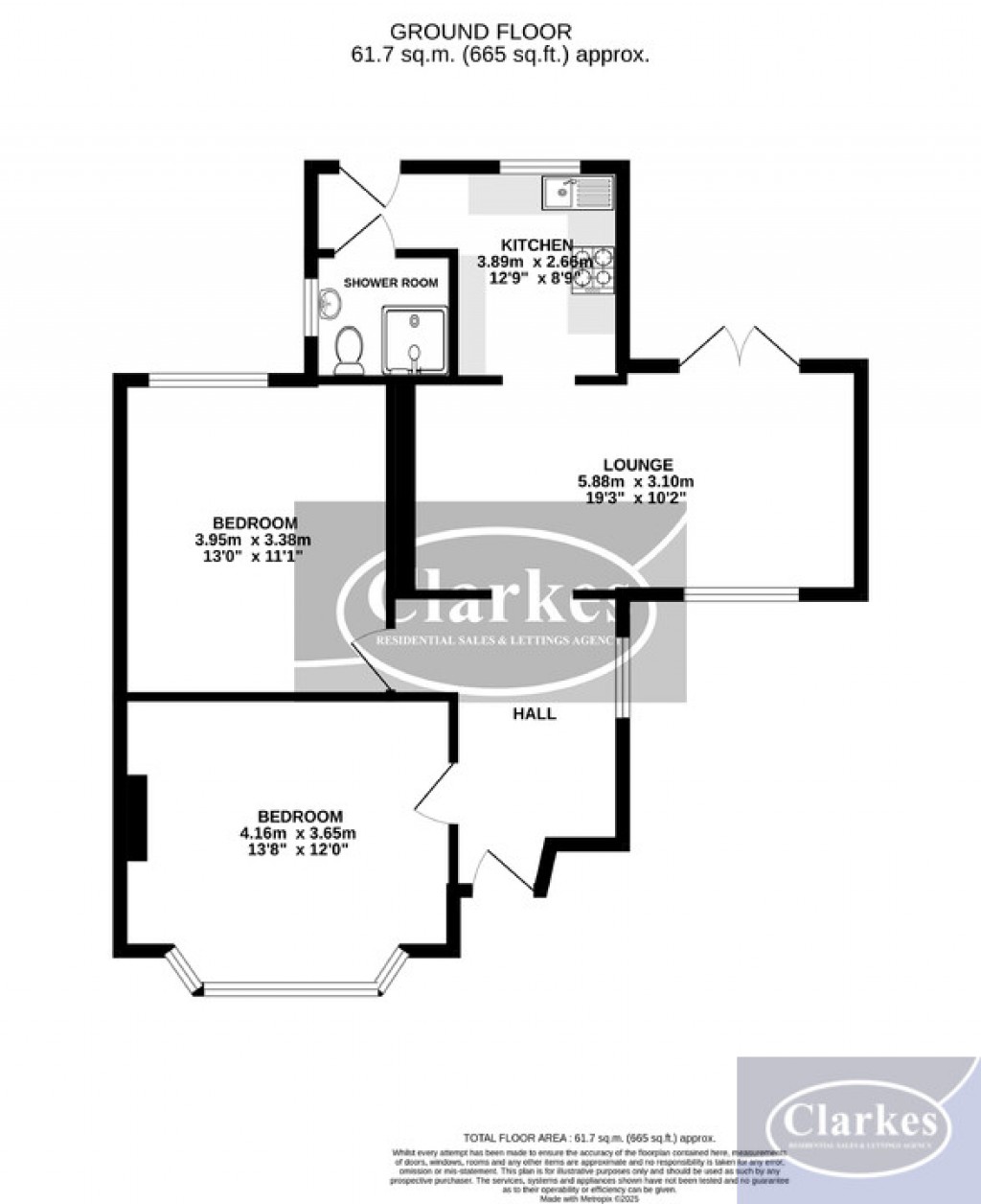 Floorplans For GFF Naseby Road, Bournemouth, Dorset