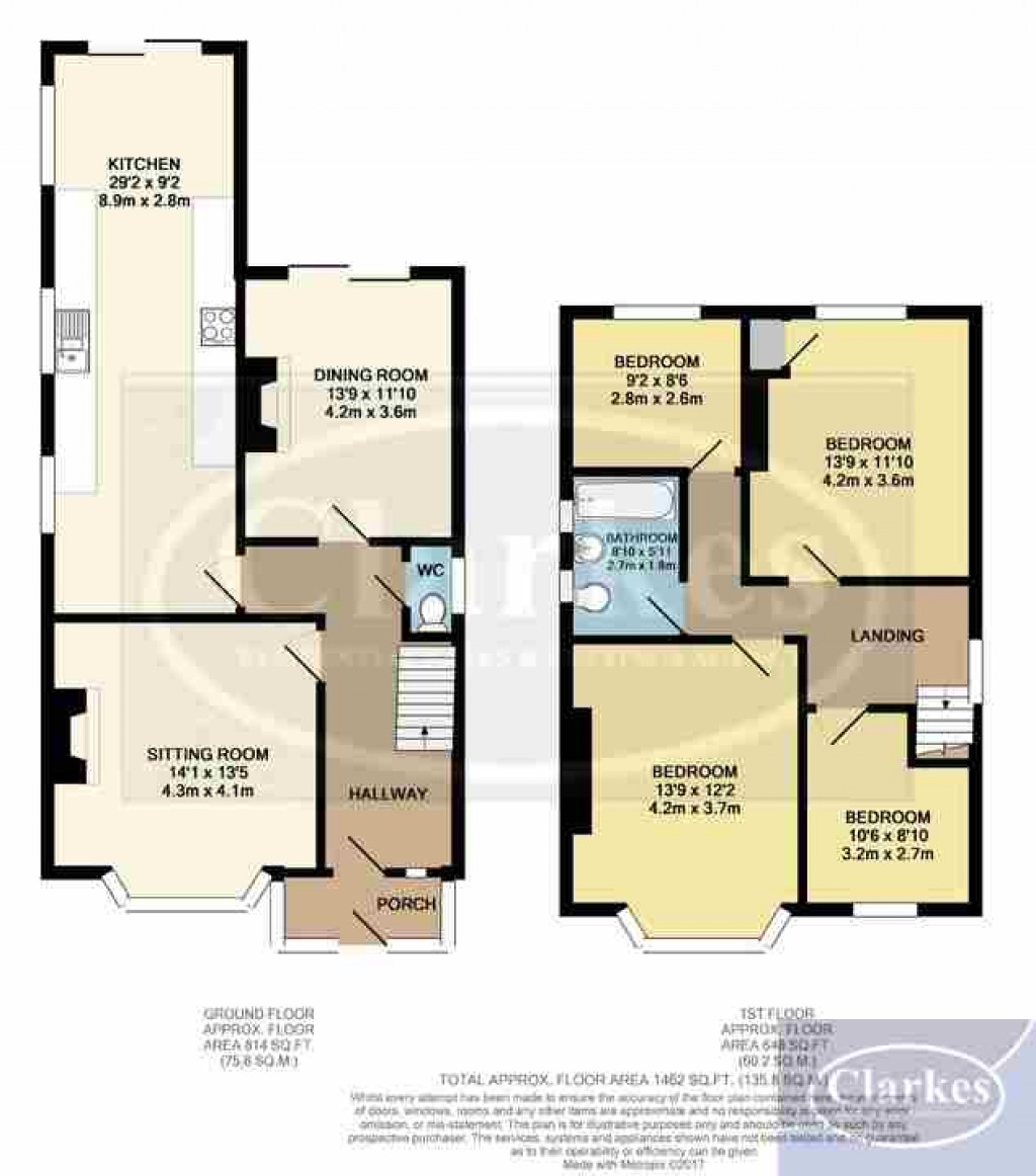 Floorplans For Norton Road, Bournemouth