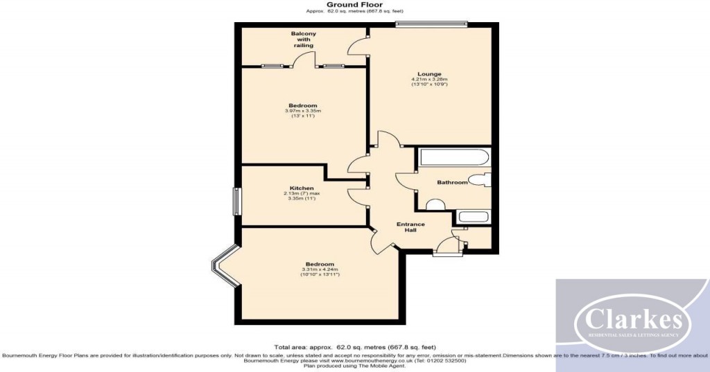 Floorplans For Spacious Flat, Richmond Park Road