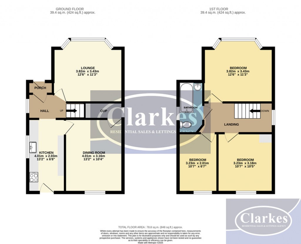 Floorplans For Redhill Avenue, Bournemouth