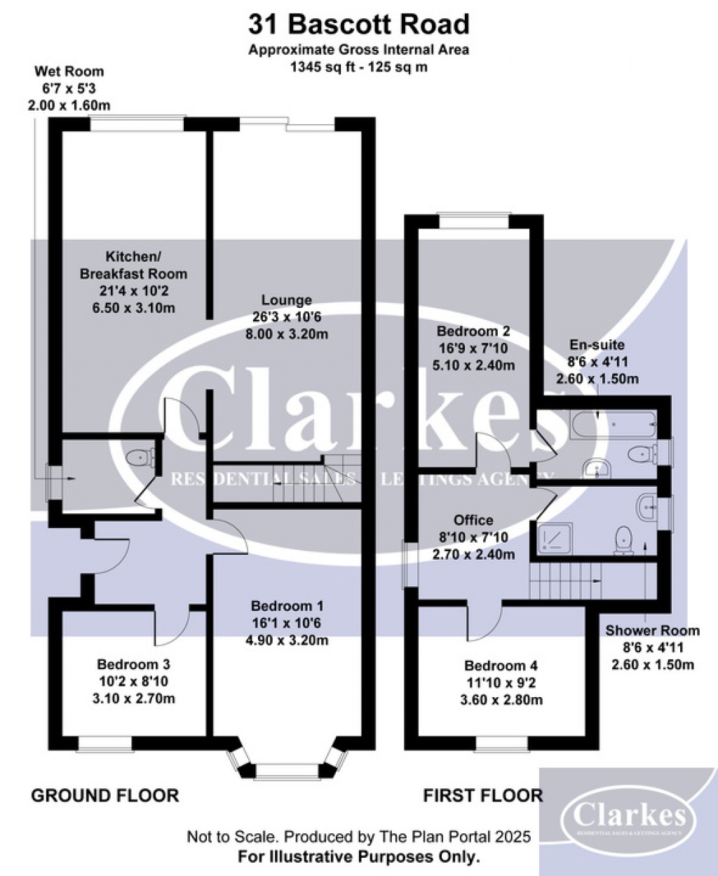 Floorplans For Bascott Road, Bournemouth, Bournemouth