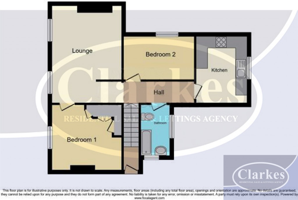 Floorplans For Stanfield Road GARDEN FLAT, Bournemouth