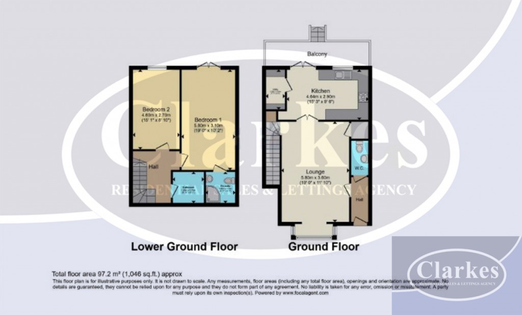Floorplans For Feversham Avenue, Bournemouth