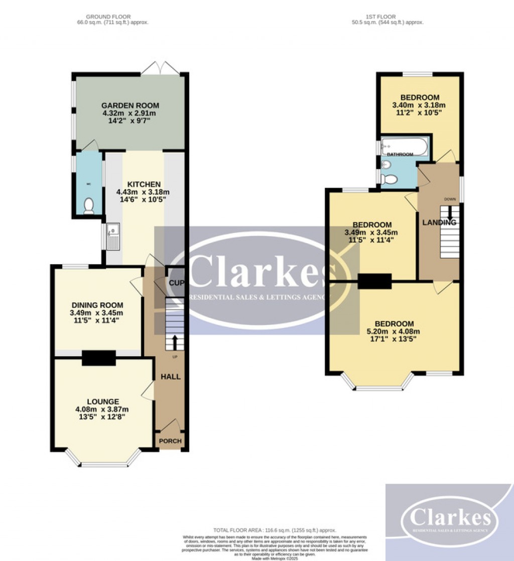 Floorplans For Markham Road, Bournemouth
