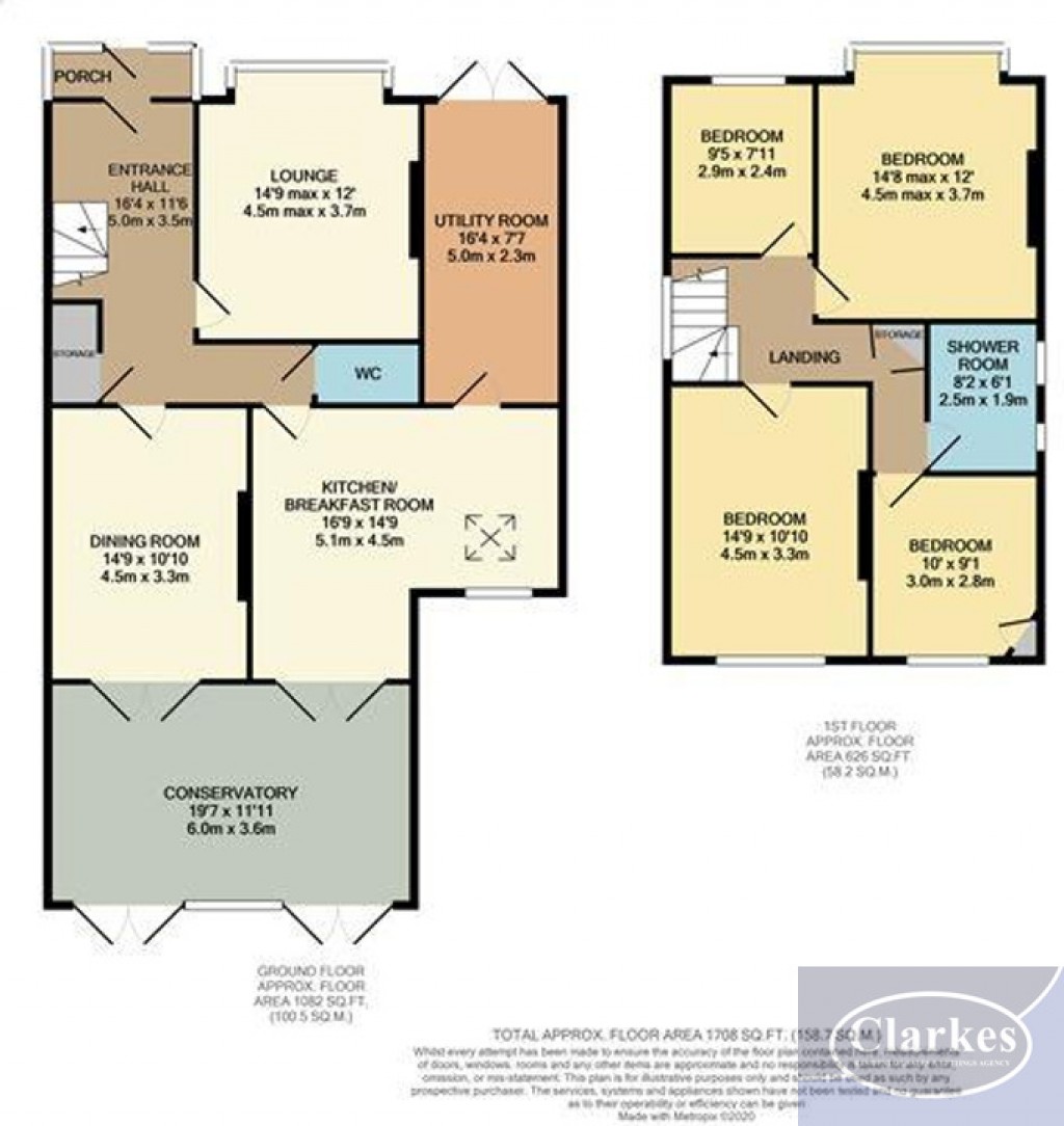 Floorplans For Superb Home, Norton Road, Bournemouth