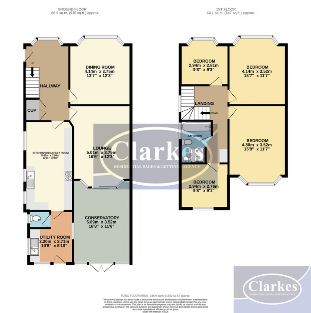 Floorplans For Namu Road, Victoria Park, Bournemouth