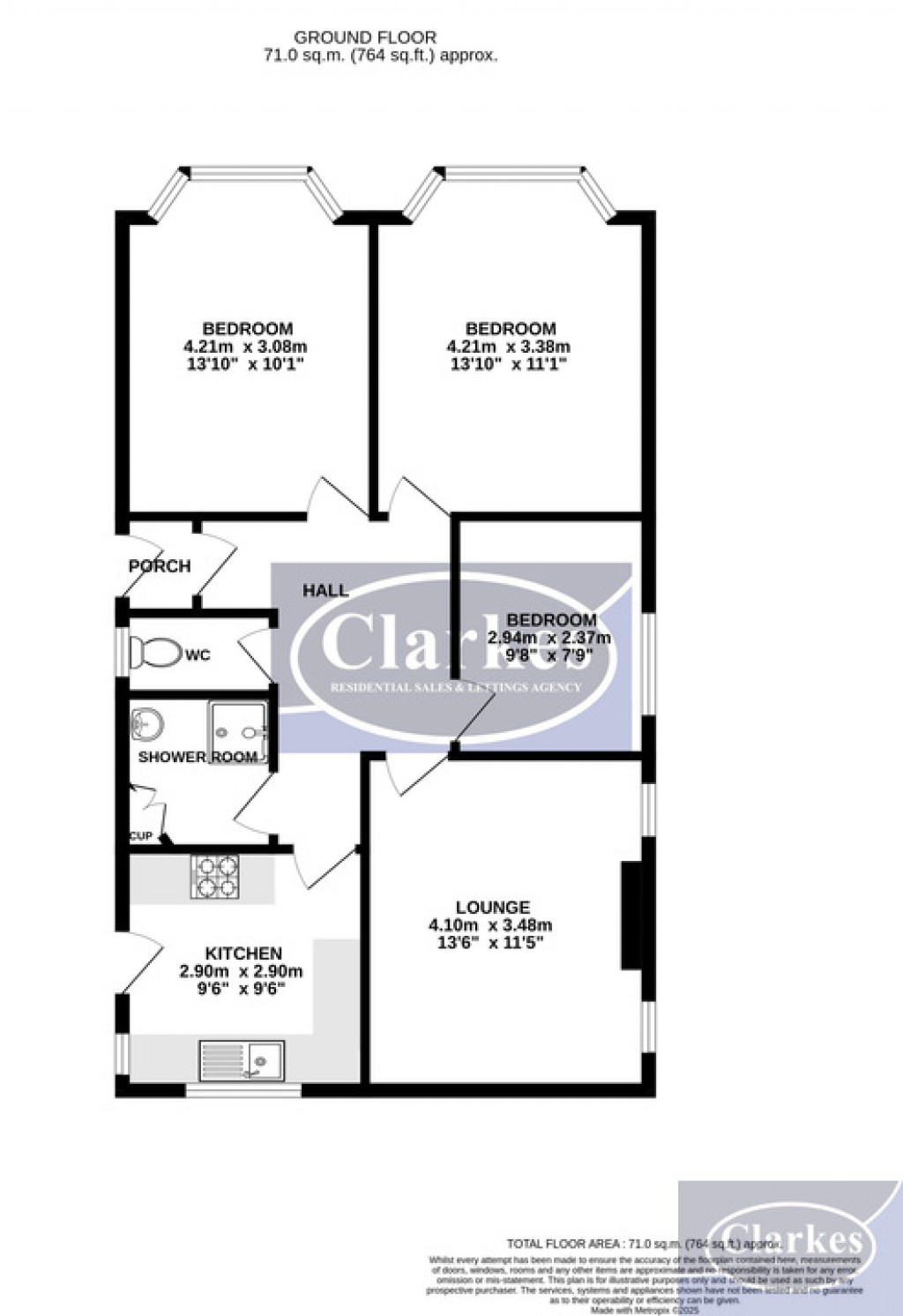 Floorplans For Oswald Road, Bournemouth