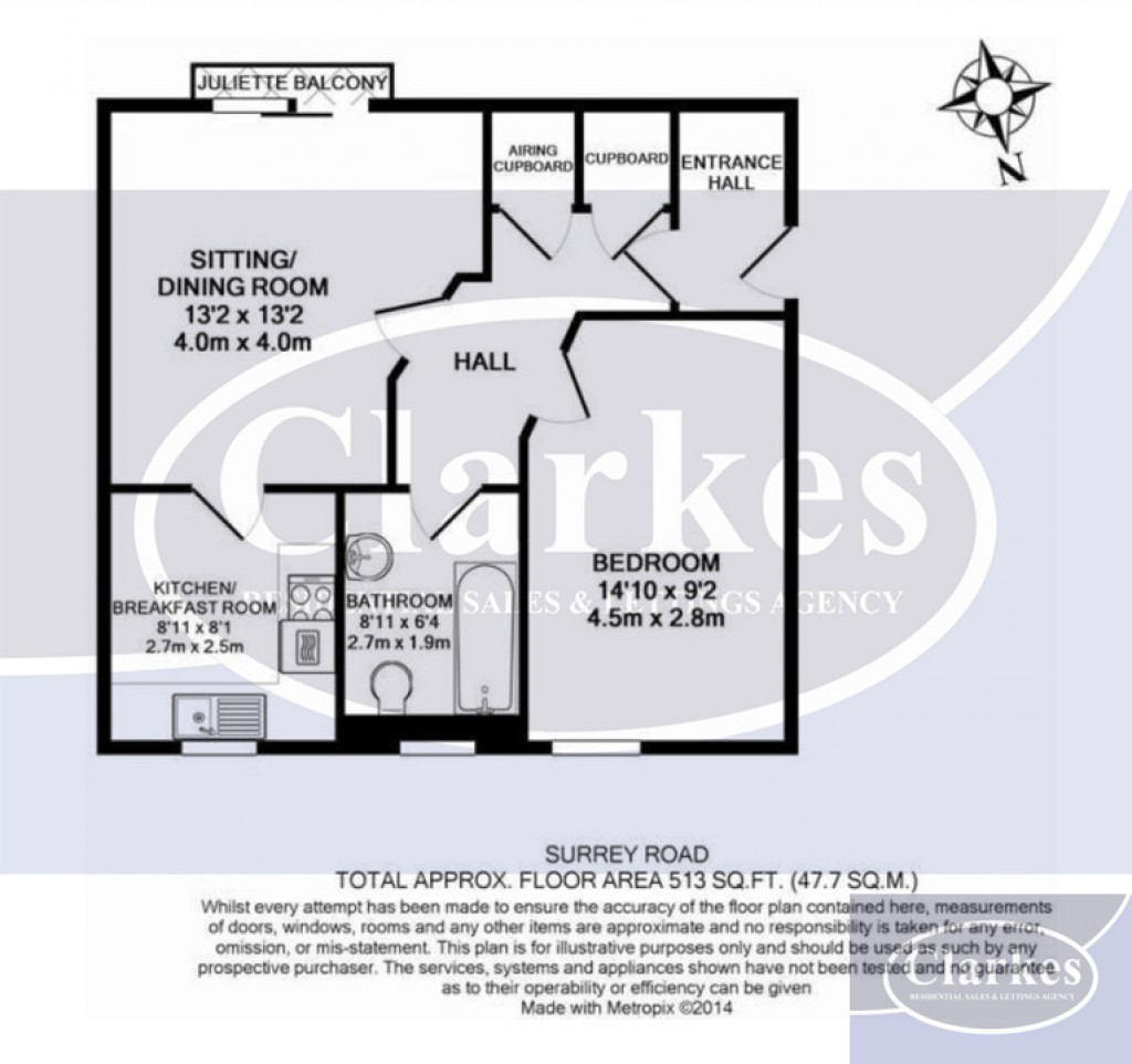 Floorplans For Bracken Court, Surrey Road, Westbourne, Bournemouth