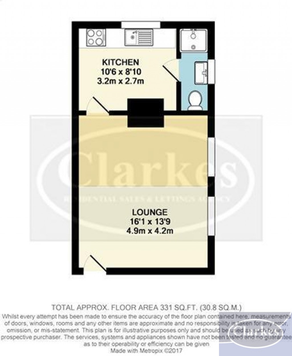 Floorplans For Ground Floor Flat Portchester Road SHORT WALK TO STATION